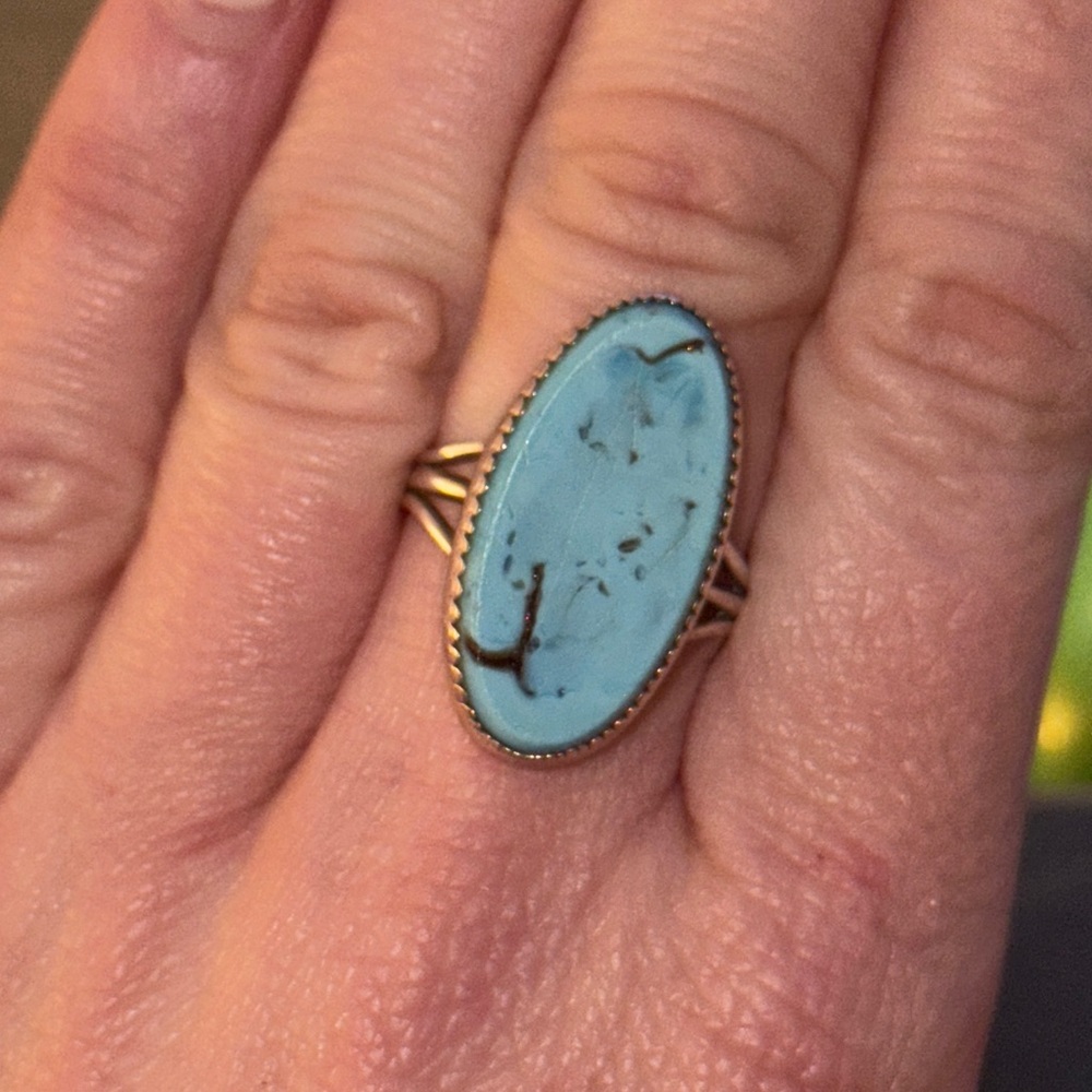 Turquoise Oval Ring